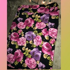 Flower covered skirt